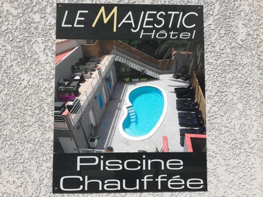 Hotel Le Majestic Canet Plage Eksteriør bilde