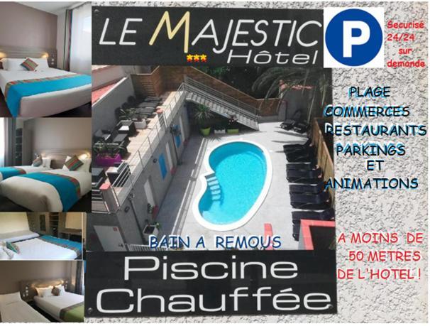 Hotel Le Majestic Canet Plage Eksteriør bilde